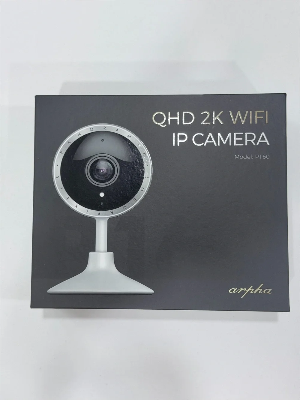 the Arpha QHD 2K WiFi IP Camera (Model: P160)